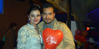 Sushma Karki 2015 Birthday with Pramod